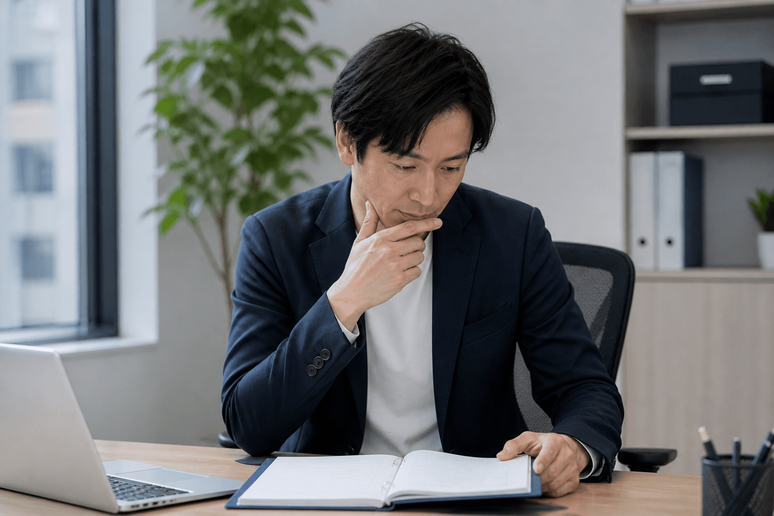 研修内容を振り返りながら、実践への落とし込みに悩む管理職